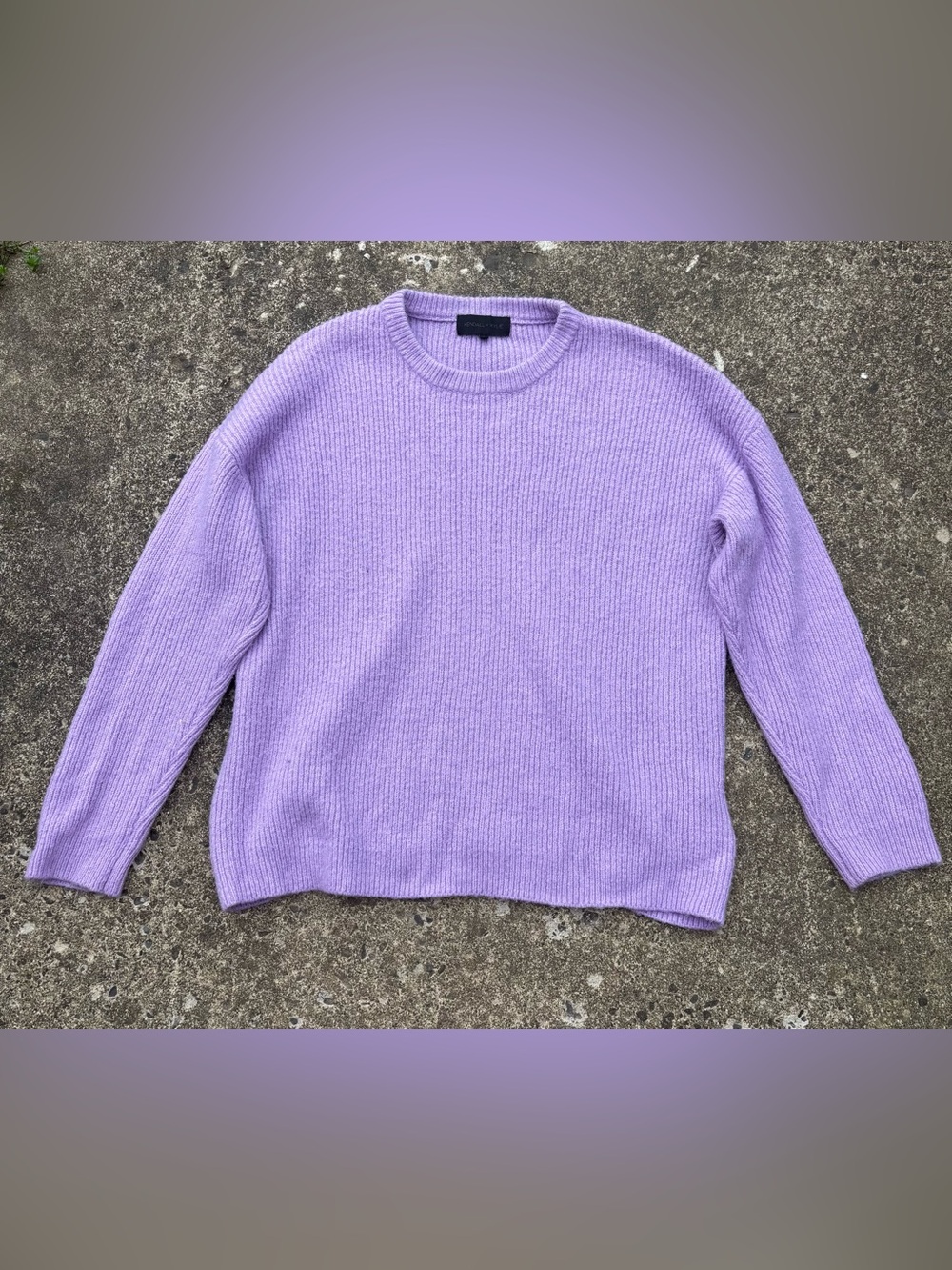 Kendall & Kylie Lavender Crewneck Sweater